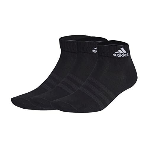 Adidas, Think Linear Set Di 5, Socken, Schwarz-Weiss, L, Unisex-Adult