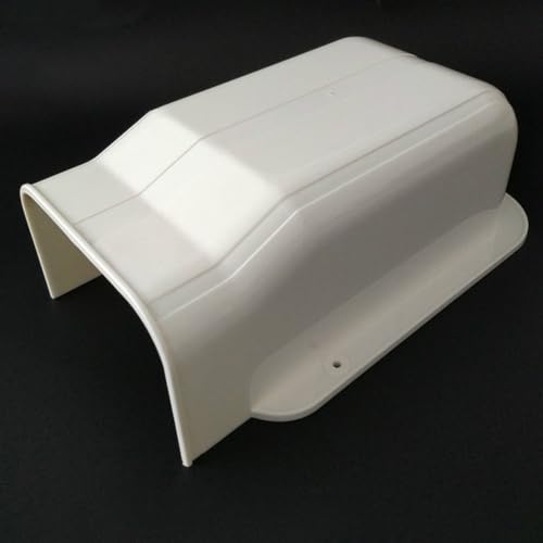 Aprilsunnyzone Zentrale Klimaanlagenabdeckung, PVC-Dekorrohr für Drahtschutz und Verbindung, für Klimaanlagen-Installation (Wandabdeckung)