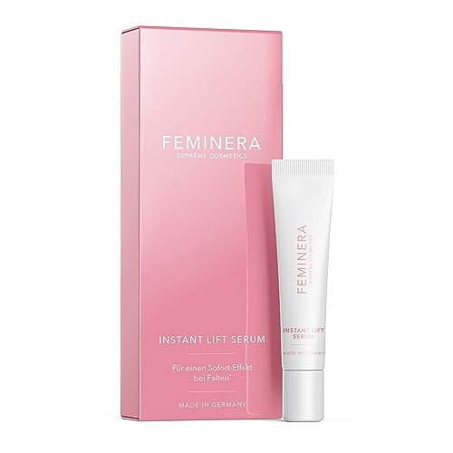 Feminera Hyaluron Augenserum - Feuchtigkeitsspendend gegen Falten, Augenringe und Schwellungen | Anti-Aging Augencreme für trockene Haut (15ml)