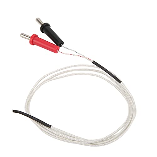 Termopar Paraultimetro Thermoelement-Utimetersonde UA23 Premium-Temperaturfühlerkabel: 4-mm-Thermoelementsensor für Genaue Messungen, Großer Bereich von ?50~400℃, Doppelkopf