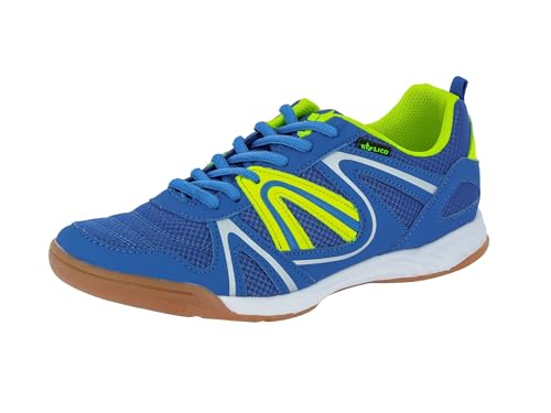 Lico Herren Fit Indoor Hallenturnschuh, Blau Lemon, 43 EU