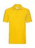 Fruit of the Loom Premium Polo S M L XL XXL 3XL auch Farbsets Sonnenblumengelb XL