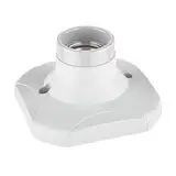 ledscom.de Deckenleuchte/Lampenfassung ELEKTRA, Porzellan, weiß, 1x E27 max. 60W