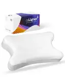 aiLigner orthopädisches Nackenkissen, 3-lagig & höhenverstellbar | Ergonomisches Kopfkissen aus Memory Foam für alle geeignet | Nackenstütz-Kissen für Seitenschläfer, Rückenschäfer, Bauchschläfer