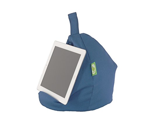 iPad, eReader & Book Mini Sitzsack von Bean Lazy passt für alle Tablets und eReaders - Französisch Blau