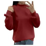 TTNTTR Warehouse Deals Angebote Langer Pullover Damen für Leggings Pullover & Strickjacken für Herren Long Pullover Damen Langarm Pullover mit Hemdkragen schwarzes Sweatshirt Damen