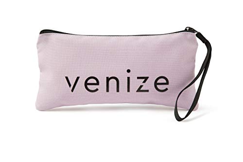 VENIZE Toy-Bag, Tasche mit Reißverschluss für Sexspielzeug, Aufbewahrungsbeutel für hygienischen Umgang mit Liebesspielzeug, Dessous und Bondage-Zubehör (lila)