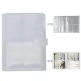 Neoreser Karten Sammelalbum Album, Karten Halter Album, Sammelkartenalben, Kartenalbum Ordner, 320 Pockets Sammelkarten 80 Seiten Pro 4-Pocket Leere Sammelmappe, Karten Ordner Buch, Transparent