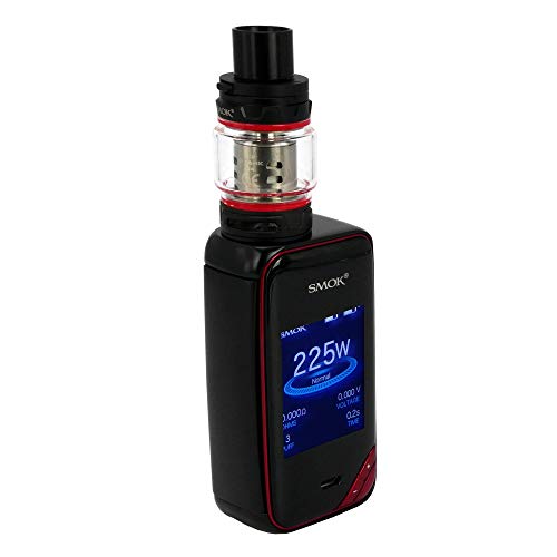 SMOK X-Priv Kit 225 Watt, mit TFV12 P Tank 8 ml, e-Zigarette, black red