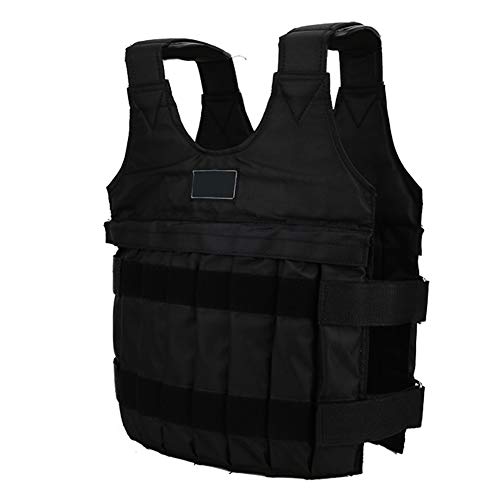 Verstellbare Gewichtsweste, Krafttraining Weight Vest für Damen und Herren, kann 20 kg tragen, geeignet für Sport und Boxen