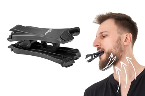 Jawzer Jawline Trainer - Jaw Exerciser Training Außerhalb des Mundes - Kiefer Trainer Reduziert das Kinn und Formt die Wangen - Jaw Trainer Es wirkt auf 57 Muskeln