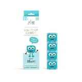 Glo Pals 4 leuchtende Würfel für EIN einzigartiges sensorisches Erlebnis und Magische Lichtshow für EIN unvergessliches Badeerlebnis (Blair blau)