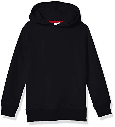 Amazon Essentials Jungen Fleecepullover, Kapuzenpullover und Sweatshirts, Schwarz, 9 Jahre