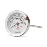 GOURMEO 2-in-1 Fleischthermometer - Bratenthermometer für Heißluft- oder Elektroöfen - für Fleisch- und Ofentemperatur - Grillthermometer analog mit 100-Grad-Celsius-Anzeige