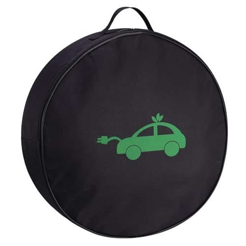 Xialvyu Kabeltasche Ladekabel Tasche, Schwarz Tasche für Kabel Autozubehöre EV Ladekabel Tragbare LadeKabel Organizer