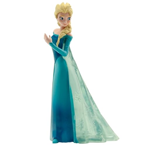 Bullyland 12961 - Spielfigur Elsa von Arendelle aus Walt Disney Die Eiskönigin, ca. 10,1 cm, detailgetreu, ideal als kleines Geschenk für Kinder ab 3 Jahren