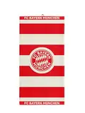 FC Bayern München I Strandtuch| Badetuch I Handtuch I Rot-Weiß I 80x160 cm