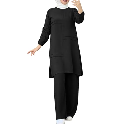 OUMSHBI Modanisa Gebetskleidung für Frauen Islam Set Tesettür Giyim Elbise Abiye Gebetskleidung für Frauen Islam Set Baumwolle Tesettür Abiye Düğünlük Kaftan Damen Kleid Muslim Muslim Kleid