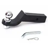 YancioG Anhängerkupplung, 5,1 cm (2 Zoll) mit Kugelkupplung, Abschleppstift-Set, Stahl, geeignet für Anhänger, SUV, LKW, Dirt Bike
