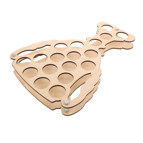 KITANDOVE Einzigartiges Golf-Rack Aus Holz Dekoratives Golf-Accessoire Für Das Wohnzimmer