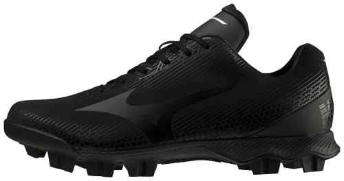 Mizuno Herren Wave Lightrevo Baseballschuh, Schwarz, 8.5