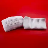 Bumped Pro Max Knöchelschutz, Knuckle Protection Guards, Gel Pad Protector für Boxen und Kontaktsport (Weiß, M)