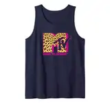 MTV Logo Leopard Print Tank Top