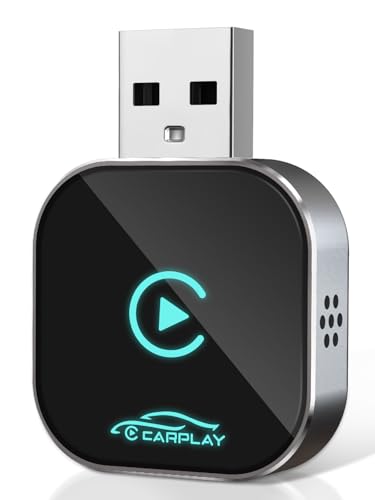 Wireless Carplay Adapter, CUBTEM 2025 Upgraded CarPlay Dongle, Nahtlose Verbindung Zur Konvertierung Kabelgebunden Zu Kabellos, USB C/A Plug and Play, Kompatibel Mit iPhone Und IOS