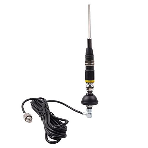 Vectorcom S327N Antennen-Set Mobile Antenne für 10-Meter-Band und CB mit 3 m RG58 Koaxialkabel mit PL259 Stecker, geeignet für CB-Funk und 10 Meter-Band