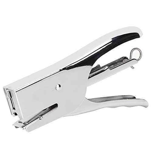 ANKROYU Zangen-Heftgerät, schweres Metall-Handzangen-Heftgerät, Bindemaschine, bequem zu haltender Büro-Desktop-Hefter für Handwerk, Büro, Zuhause, Schule