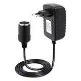 Vmxlso KFZ Netzadapter, Netzadapter Spannungswandler, 100V-240V auf 12V/3A (36W), KFZ zigarettenanzünder Wechselrichter AC-DC Adapter für Navi, Auto-Ladegerät, DVR, Luftreiniger und mehr