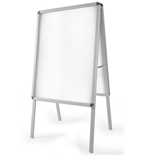 tectake® A1 Alu Plakatständer inklusive 2 Folien doppelseitig Höhe 120 cm
