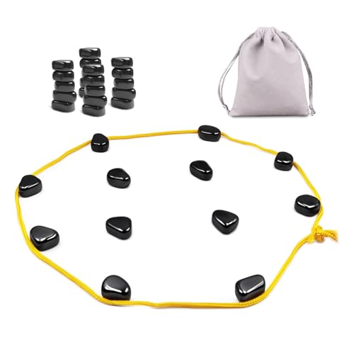 Magnetisches Schachset | Kampfschach mit Magneteffekt, pädagogisches Schachspiel Damespiel, tragbares Schachbrett Partyzubehör für Familientreffen und Reisen (String Model)