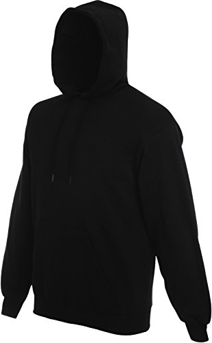 Fruit of the Loom Hooded Sweat Schwarz - L