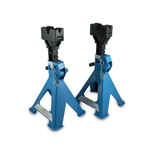 MS-Point BITUXX® 2 x Unterstellböcke 3T Auto PKW Abstellbock Unterstellbock Stützbock 3000 Kg 3T Wagenheber Stützen 6T 6000 Kg