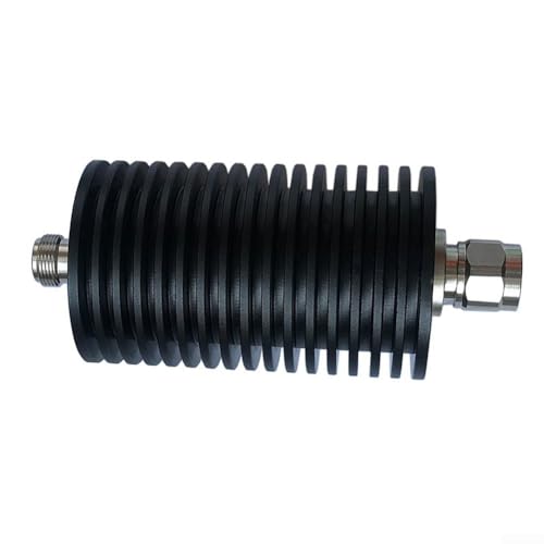 Marchfunny Koaxial-Dämpfungsglied, 100 W, 50 Ω, N-Typ, fester HF-Signal, mit breiter Frequenzunterstützung von DC bis zu 3 GHz (3 G, 20 dB)