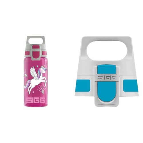 SIGG - Trinkflasche Kinder - Wasserflasche Kinder & WMB ONE Top Aqua Verschluss (One Size), Ersatzteil Trinkflasche, einhändig bedienbarer & auslaufsicherer Verschluss