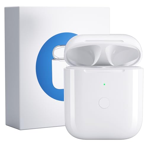 Kabelloses Ladecase Kompatibel mit Air pods 1 und 2 Generation,Wireless Charging Case Original Ersatz Replacement,Bluetooth Pairing Sync Button