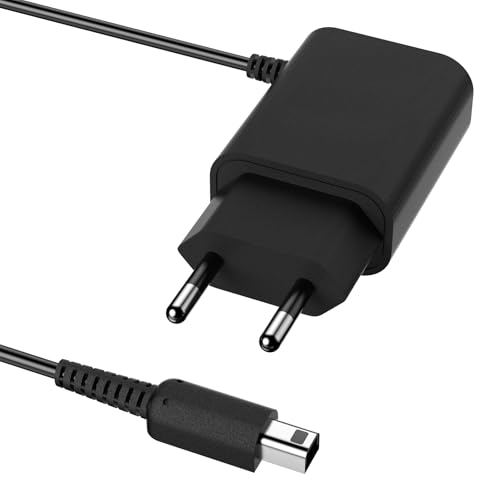 VoltWave LadeKabel für Nintendo 3DS, Mellbree Ladekabel für Nintendo DS Kabel für Dsi Ds Cable für 3DS XL/2DS/2DS XL/DS/DSI/DS XL USB A 2.0 Ladekabel 1A schwarz 1 Stück 5ft (5ft Ladekabel)