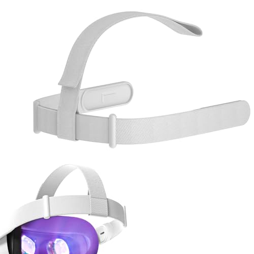 Kopfband für Oculus Quest 2 Headset, Verstellbar Ersatz Kopfband VR Headset Zubehör Kompatibel mit Meta Quest 2