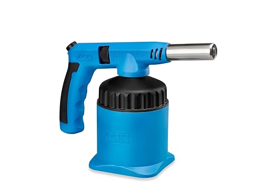 CFH Lötmeister PZO 7000 Profi Lötbrenner - Gas Lötgerät zum Weichlöten und Hartlöten mit ergonomischem Handgriff, Piezozündung und stufenlos regulierbare Flamme
