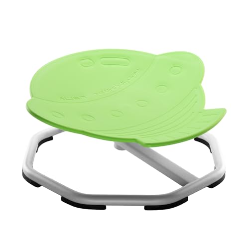 Simcat Kids' Swivel Sensory Chair, Dreh-Sensorikstuhl Kinder, Sensorikspielzeug Autismus, Wackelstuhl mit Drehfunktion Kleinkinder, ADHS-Drehstuhl, Anti-Reisekrankheit Jungen/Mädchen (Grün)