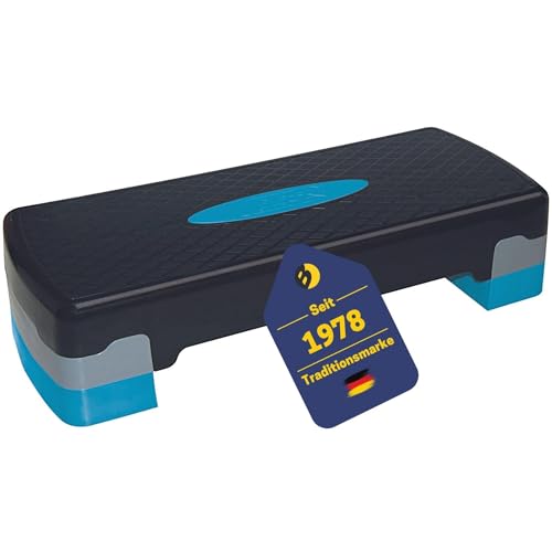 BEST SPORTING Multi-Fitness Stepper - 2 Fach höhenverstellbar I Max. Belastung: 100 kg I Aerobic Stepper 67 x 27 cm I Stepper für Zuhause I Treppensteiger Fitnessgerät