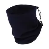 MIGIFTDY Winter Neck Warmer, Multifunktionstuch Fleece innen Elastisch Winddicht Schlauchschal Warm Halten Fleece Neckwarmer Für Outdoor Skifahren Fahrrad Laufen (blau)