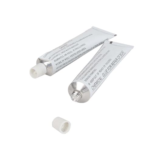 Shxupjn Flüssiger PVC-Kleber, PVC-Schlauchboot-Reparaturset, Klebstoff, starker wasserdichter Klebstoff für Gummiboote, starker, schnell trocknender Gummi zur Aufarbeitung von Polstern, Jacken, Couch