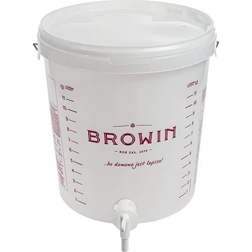 Browin Gärbehälter, Kunststoff, Weiß, 15 L