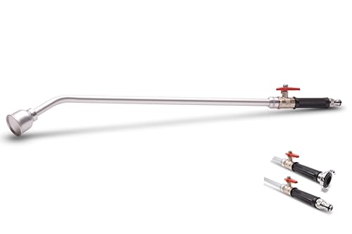 GRK/S 800 Profi Gießstab | Gießgerät | Gartenbrause | Gießlanze | komplett Metall | Aluminium | Kugelventil | Steckverbindung und Klauenkupplung