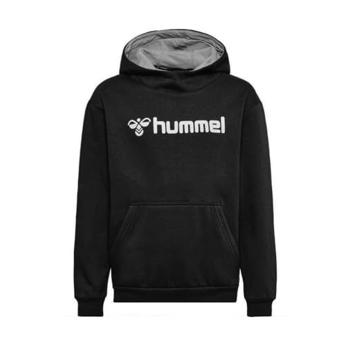 hummel Unisex Kinder hmlMOVER Kids Cotton Hoodie - 205592, Farbe:Schwarz, Textil:152