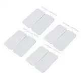 DEARMAMY 1 Satz Massagepflaster Elektrodenpads Massagekissen Massagebedarf Massagezubehör Physiotherapiepflaster Vliesstoff Weiß 8 Stück