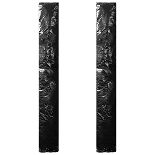 Schirmhüllen für Haus und Garten, mit Reißverschluss, Polyethylen, 250 cm, Möbelauswahl, 2 Stück